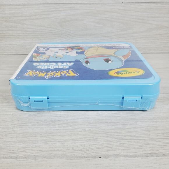 Crayola Pokemon Squirtle Art Case Supplies Craft Kit Stickers Poster Color - Picture 3 of 6